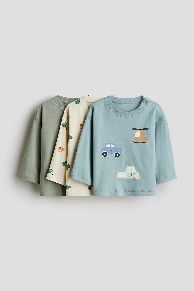 3-Pack Cotton T-Shirts