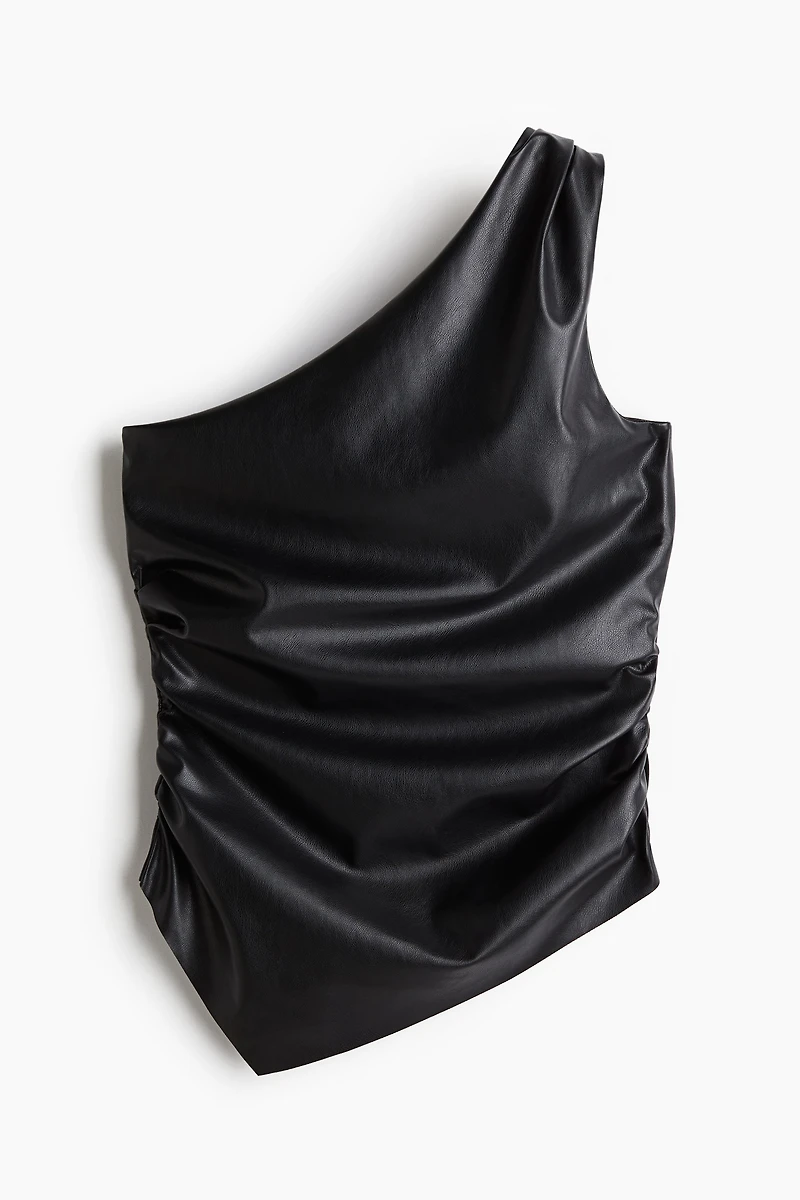 Gathered One-Shoulder Top