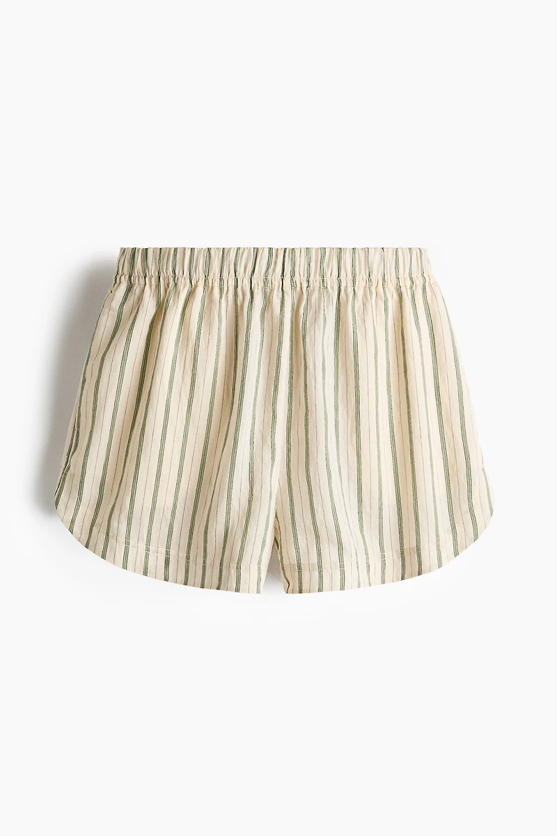 Lyocell-Blend Pull-On Shorts