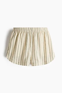 Lyocell-Blend Pull-On Shorts