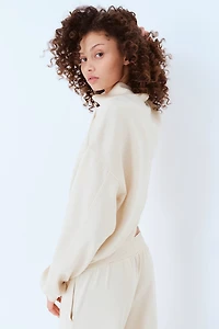 Veste à fermeture éclair très douce