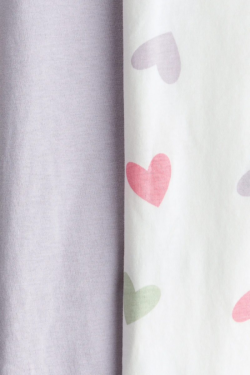2-Pack Cotton Pajama Jumpsuits