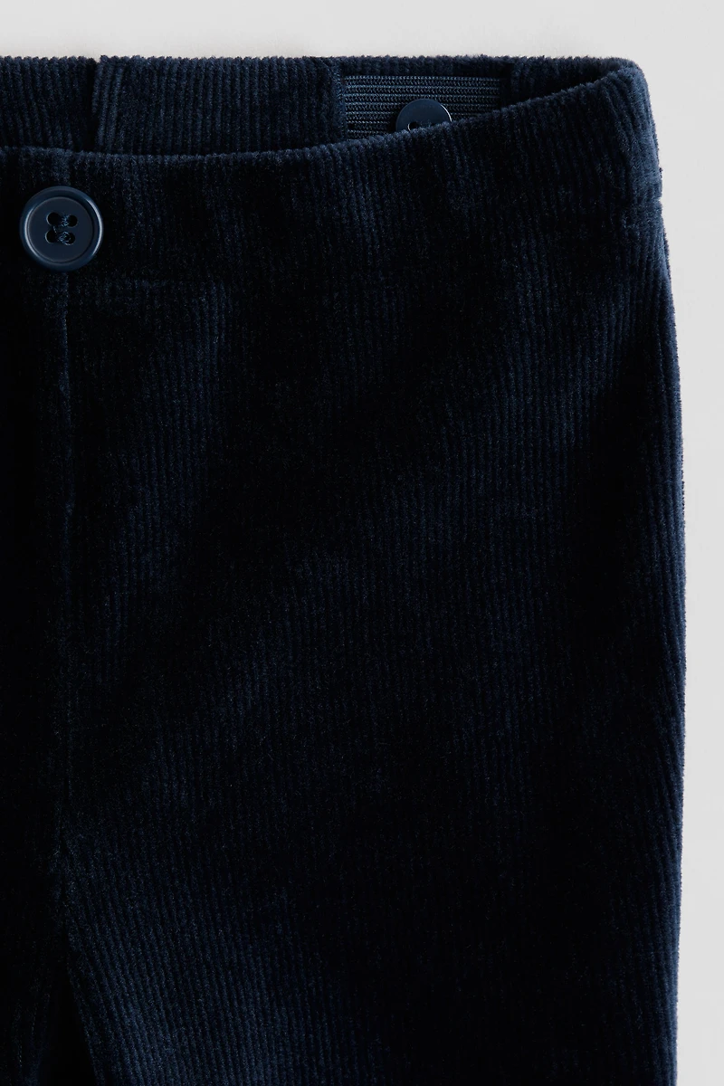 Legging en velours côtelé