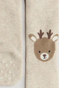 Collant doublé bouclette