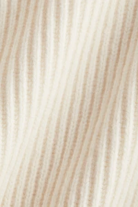 Rib-Knit Wool Sweater