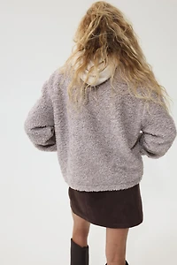 Oversized Teddy Fleece Jacket