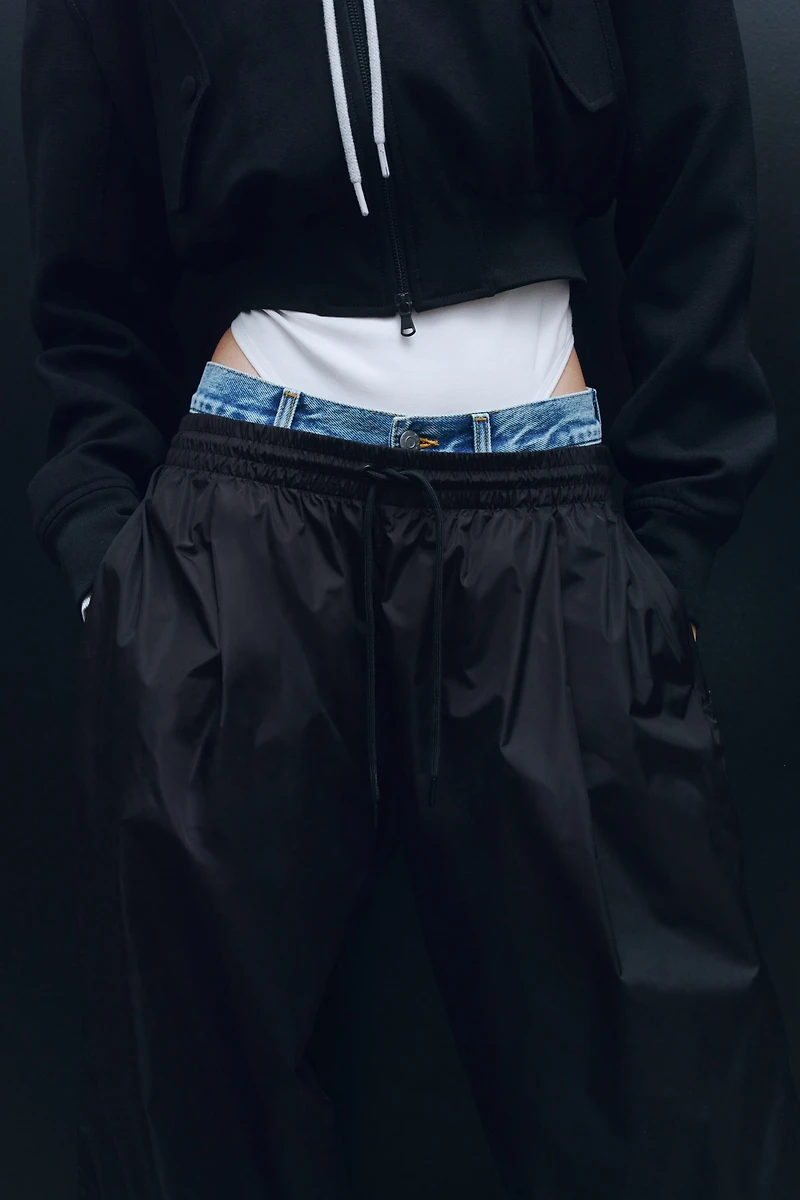 Nylon Track Pants