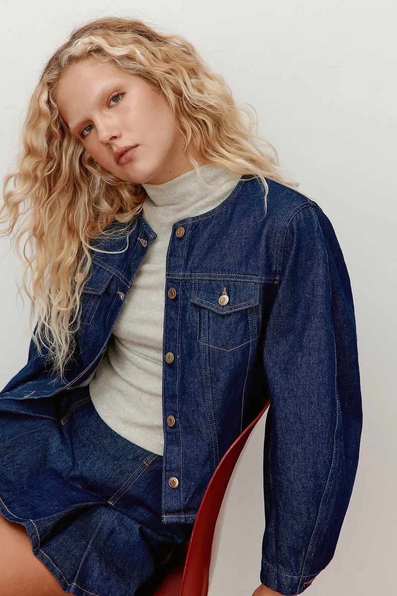 Chemise cintrée en sergé