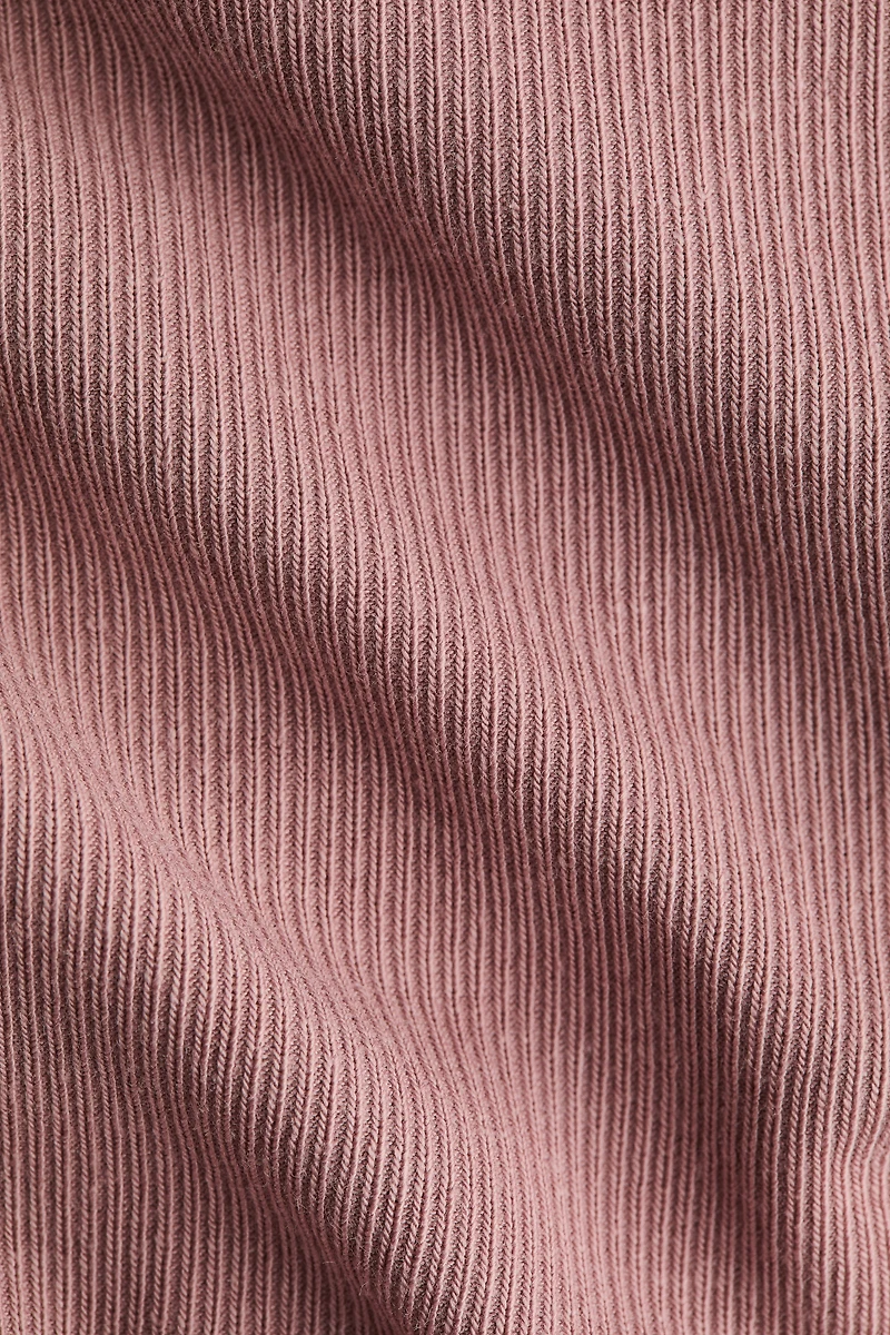 MAMA Ribbed Jersey Top