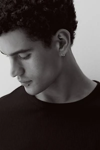 Slim-Fit Ribbed T-Shirt