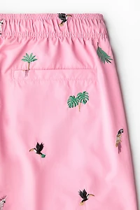 Patterned Swim Shorts