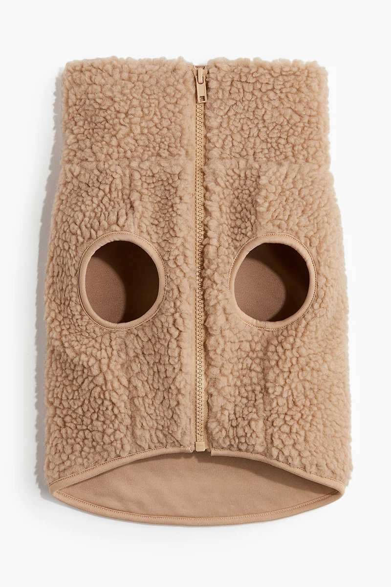 Veste pour chien en tissu peluche