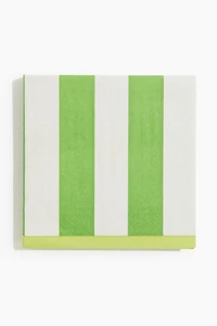 20-pack Striped Paper Napkins