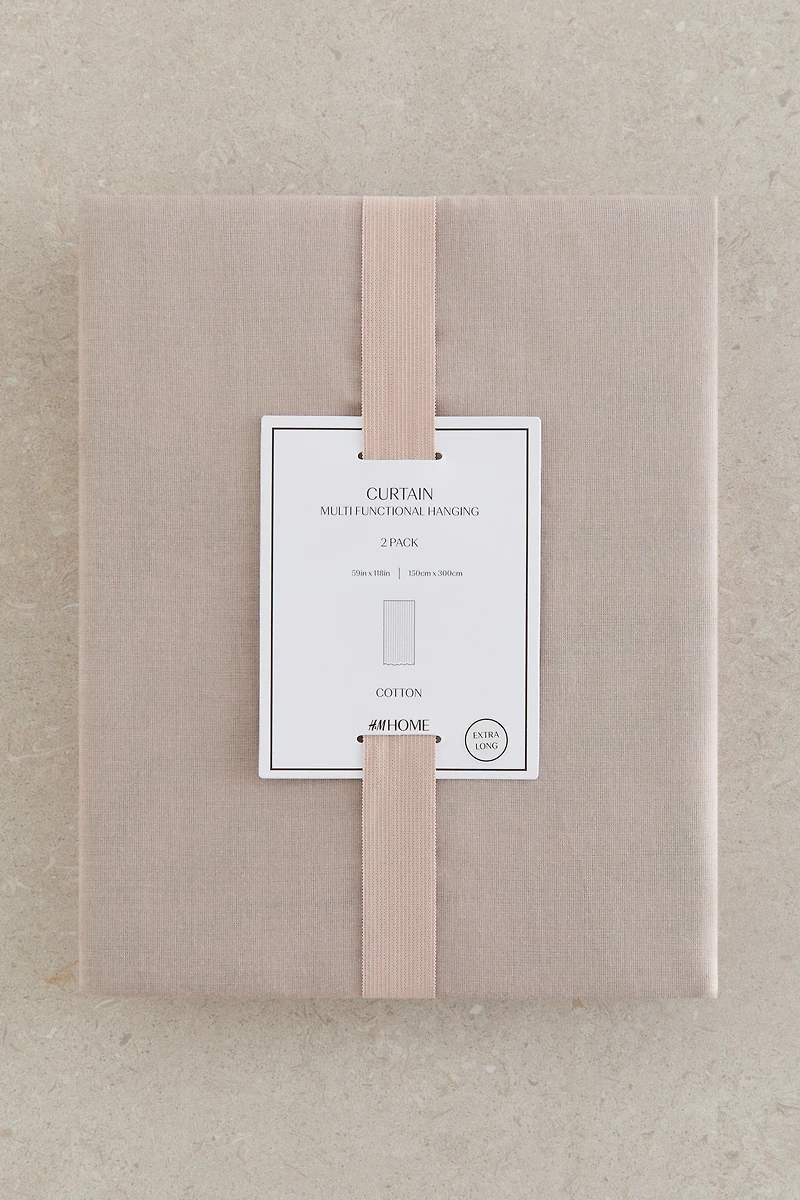 2-pack Long Curtain Panels