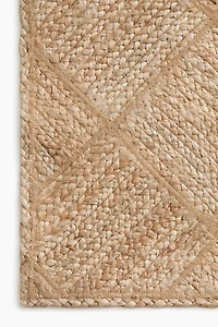 Large Braided Jute Rug