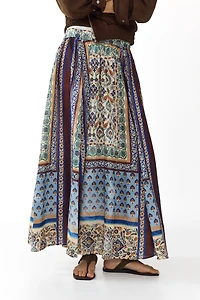 Loose-Fit Maxi Skirt