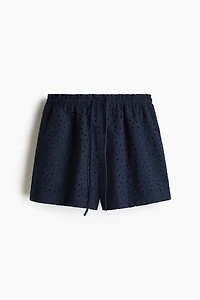 Eyelet-Embroidered Shorts