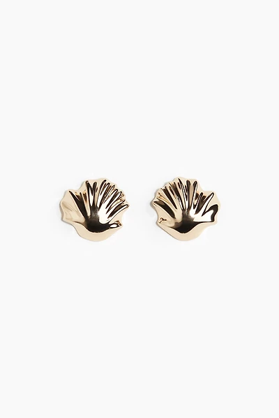 Seashell-Shaped Earrings