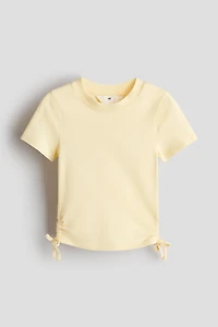 Drawstring-Detail Cotton Top