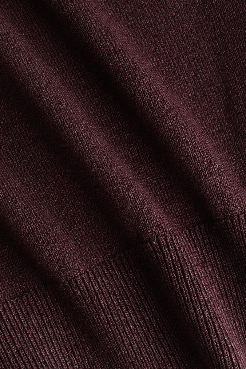 Fine-Knit One-Shoulder Top