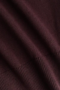 Fine-Knit One-Shoulder Top