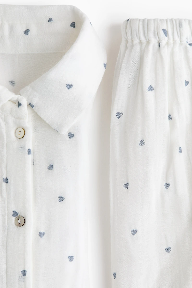MAMA Before & After Muslin Pajamas