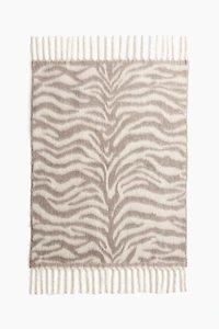 Patterned Wool-blend Throw