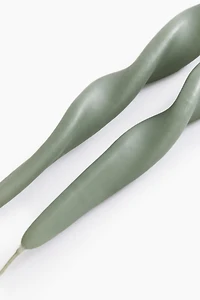 2-pack Spiral Taper Candles