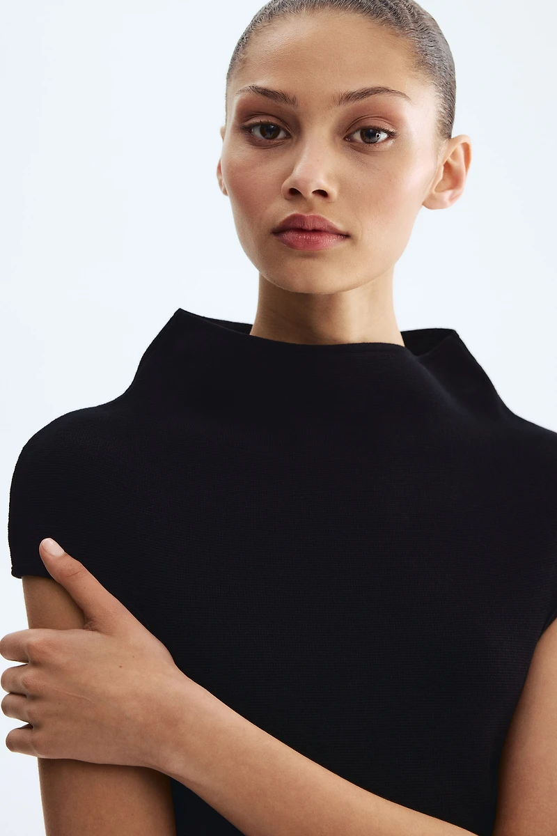 Mock Turtleneck Top