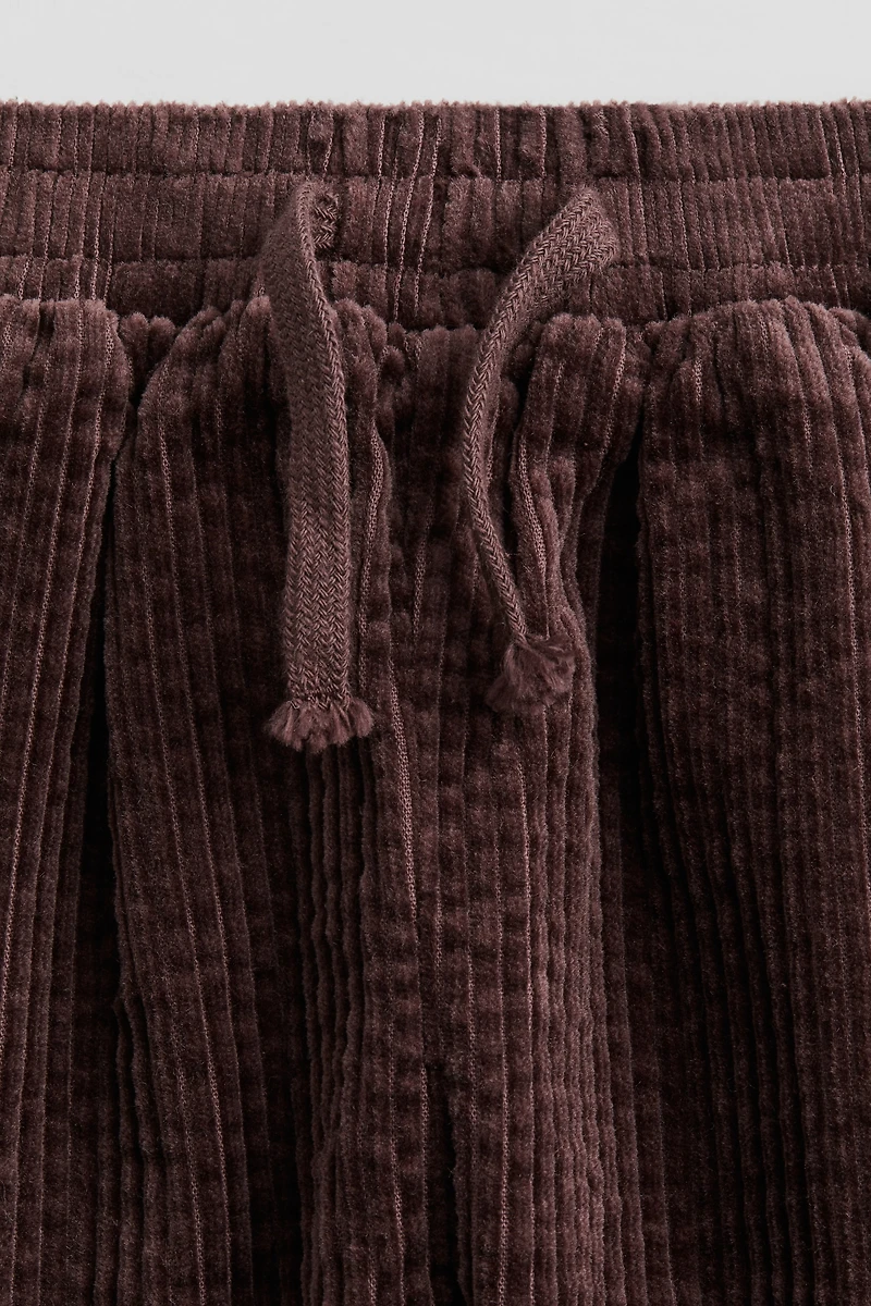 Cotton Corduroy Joggers