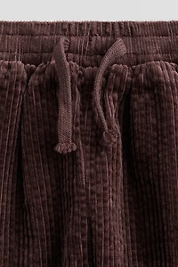 Cotton Corduroy Joggers
