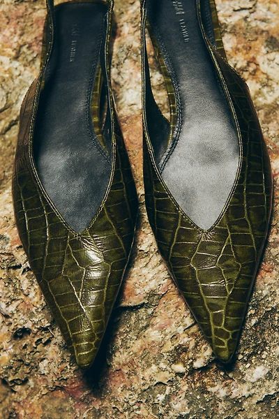 Leather Slingbacks
