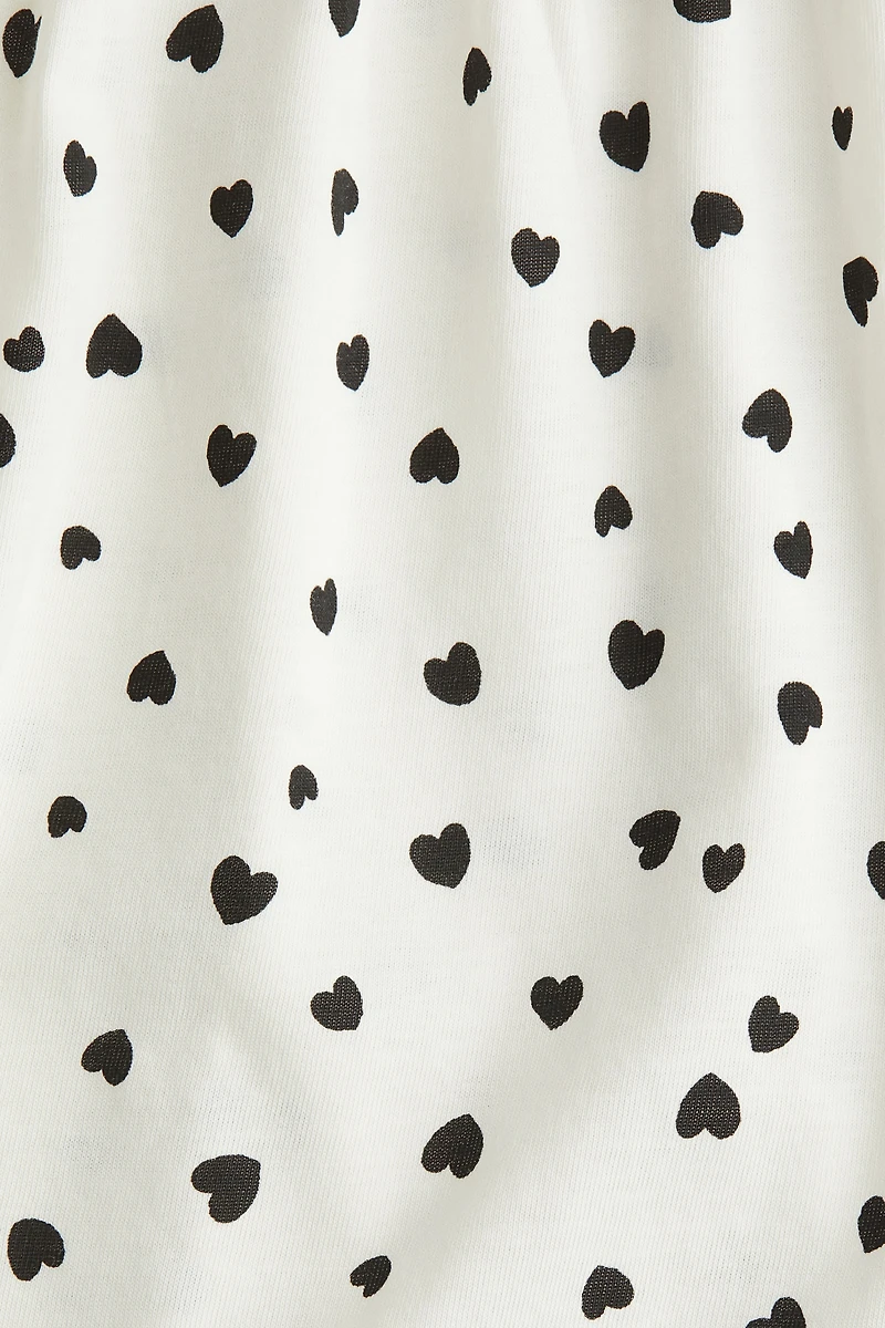 Robe en jersey à motif