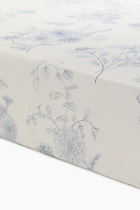 Patterned Satin Fitted Sheet