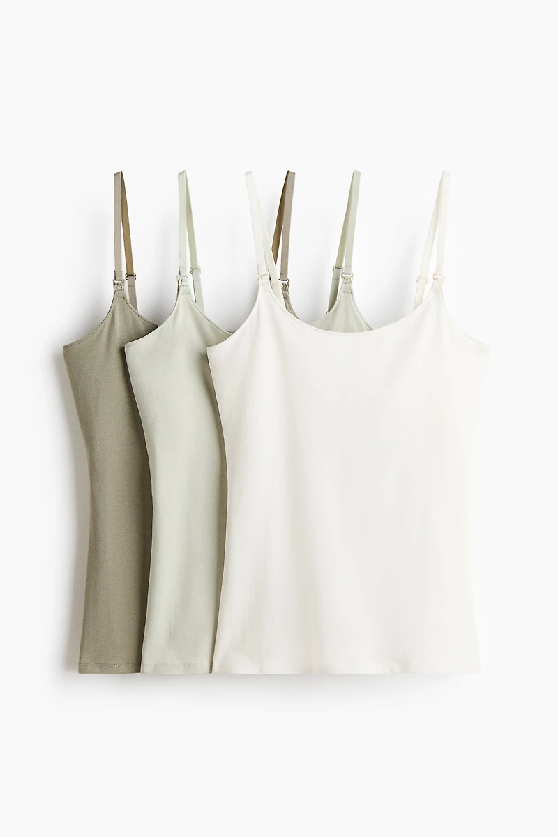 MAMA 3-Pack Nursing Camisole Tops