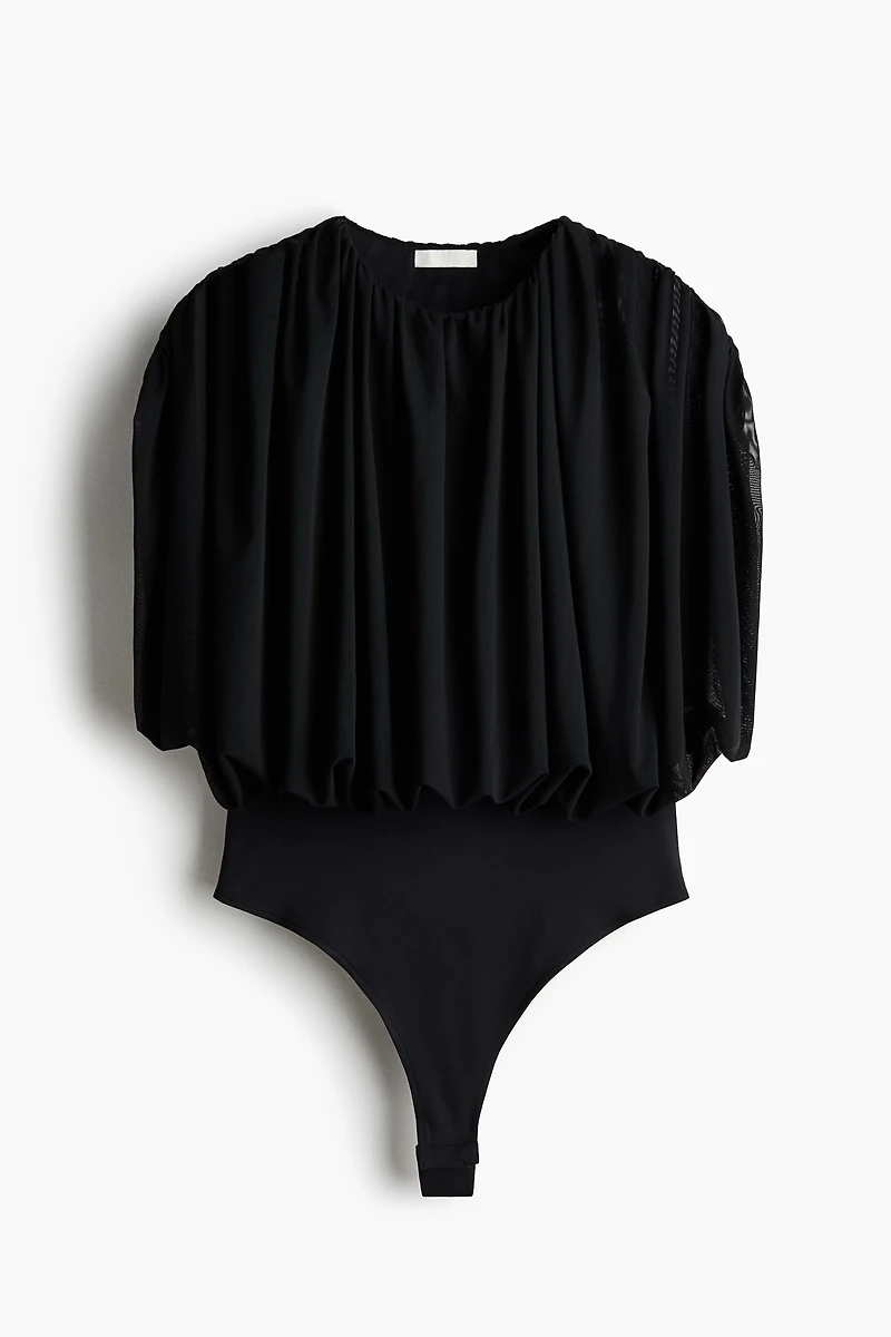 Draped Thong Bodysuit