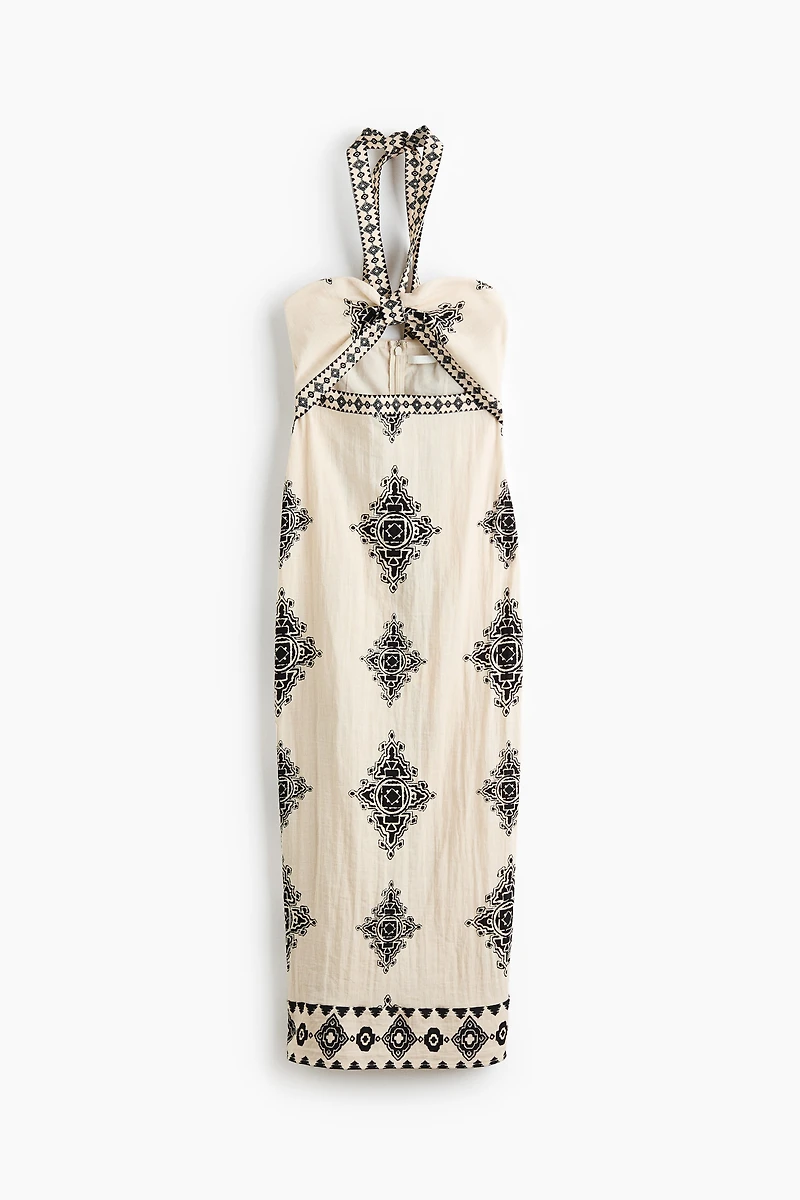 Cutout Halterneck Dress