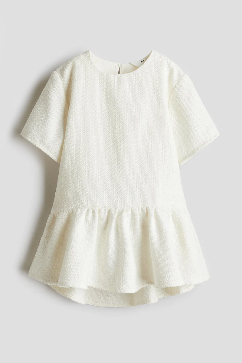 Robe en tissu jacquard