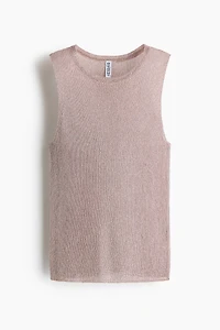Metallic Knit Top