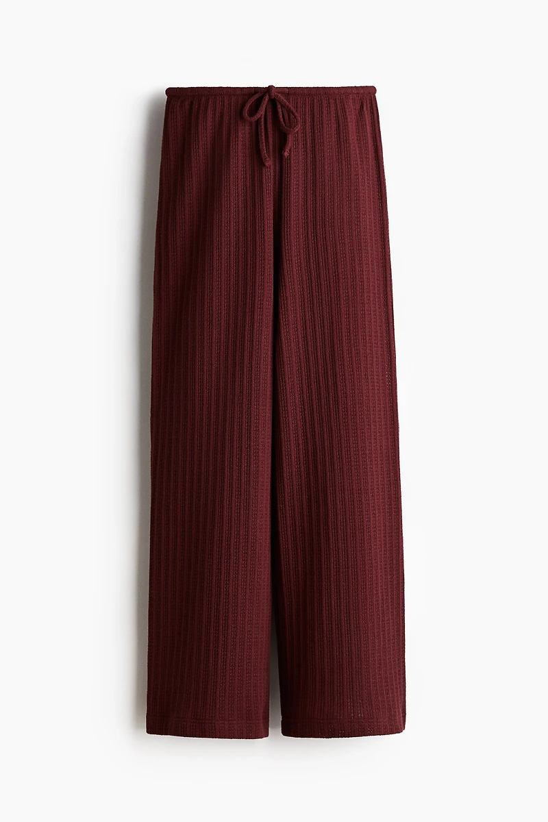 Textured-Knit Pants