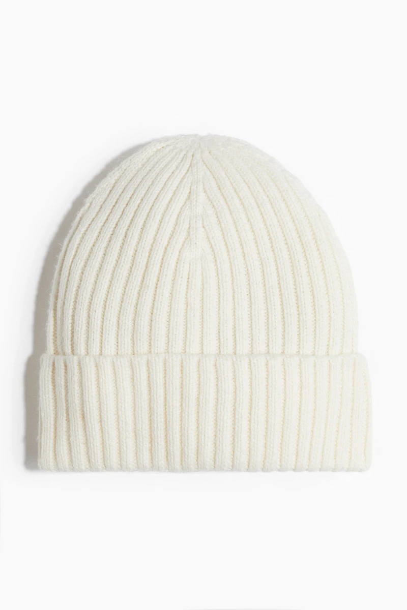 Rib-Knit Beanie