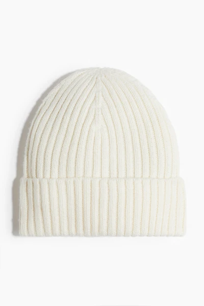Rib-Knit Beanie