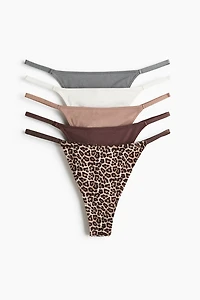 Lot de 5 culottes Thong