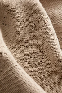 Cotton Pointelle Baby Blanket