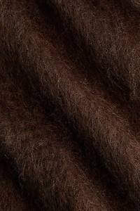 Robe en mohair mélangé avec dos ouvert