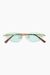 Rimless Cat-Eye Sunglasses