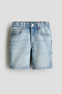 Relaxed-Fit Denim Shorts