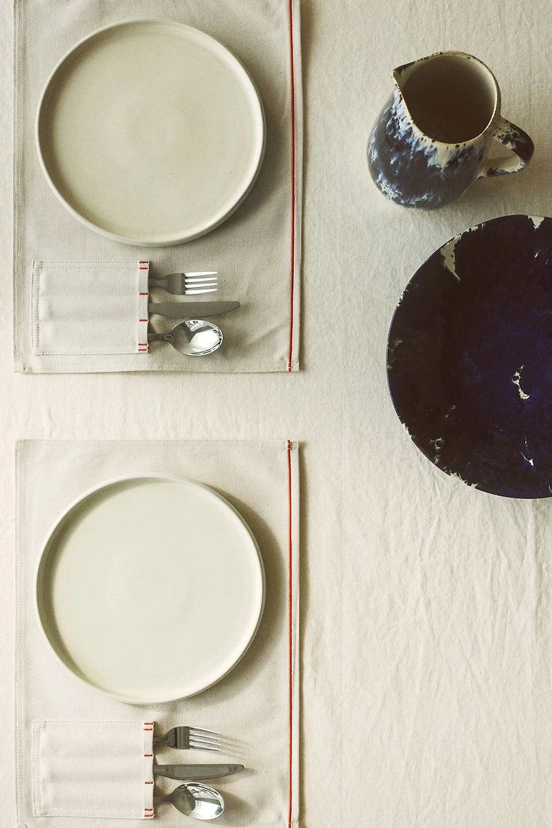 4-Pack Pocket-Detail Placemats