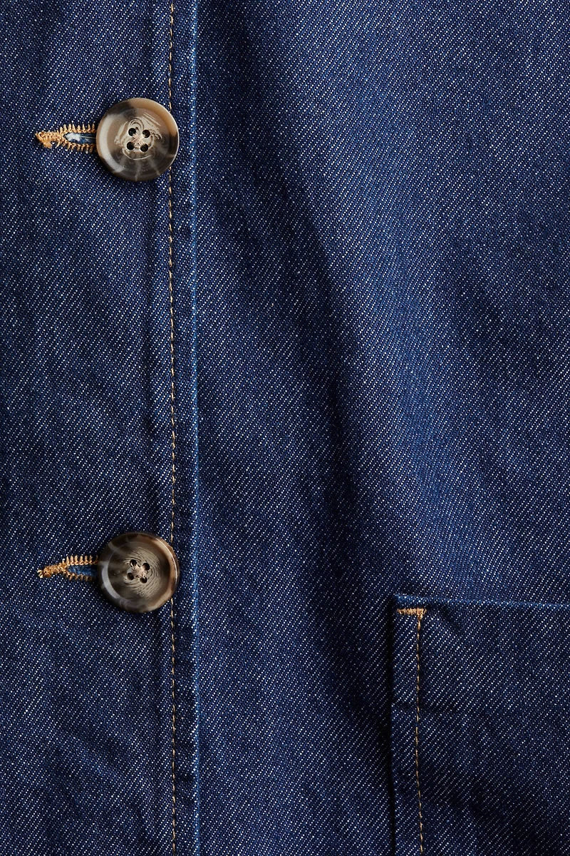 Twill Jacket with Collar