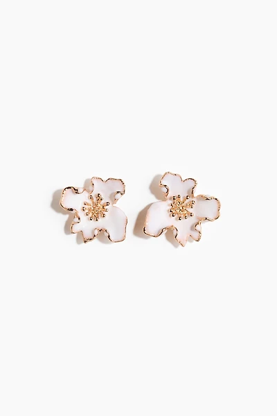 Flower-Shaped Earrings